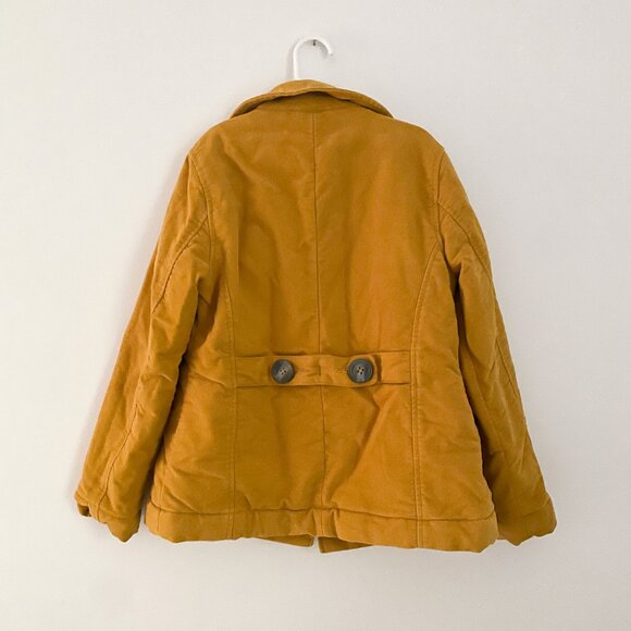 Mini Boden Yellow Pea Coat Jacket - Picture 6 of 8